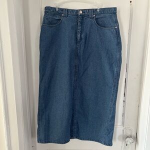 Penmans Classic Denim Maxi Skirt – Fits Size 14/16 – Excellent Condition